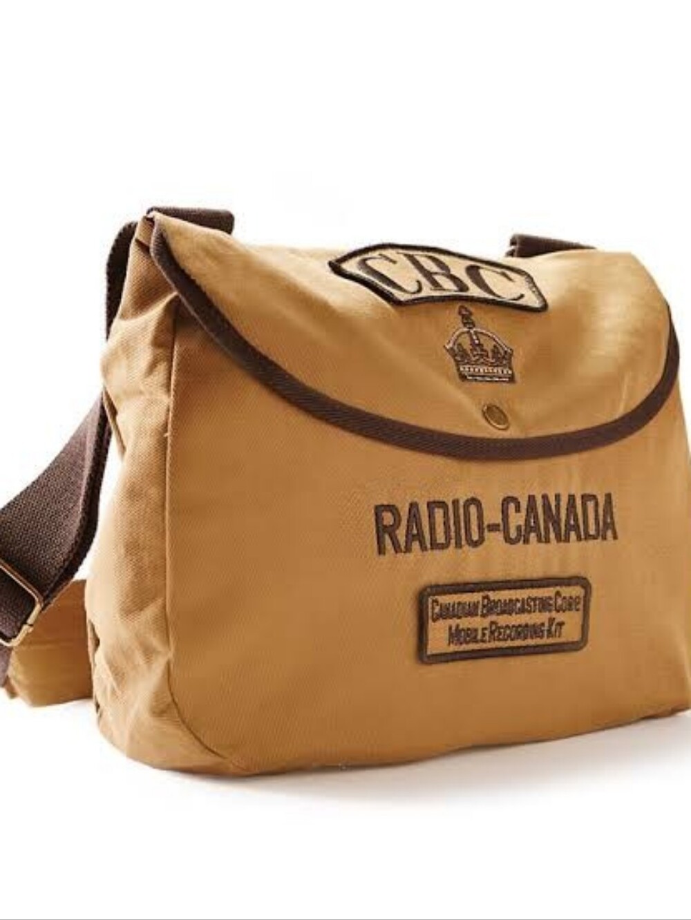 Red Canoe CBC Radio Canada Crossbody Bag Canvas Satchel Messenger Bag Unisex